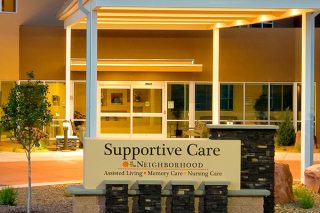 Supportive Care Sign at Entrance