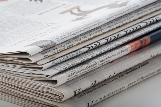 Stack of Newspapers